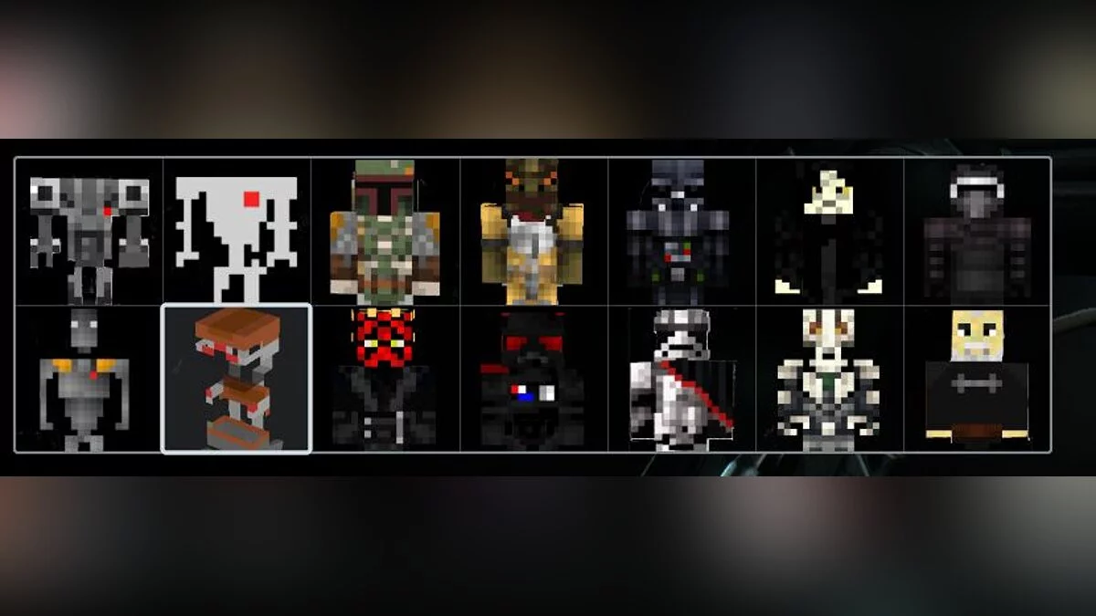 Star Wars: Battlefront 2 — Iconos como máscaras de Minecraft