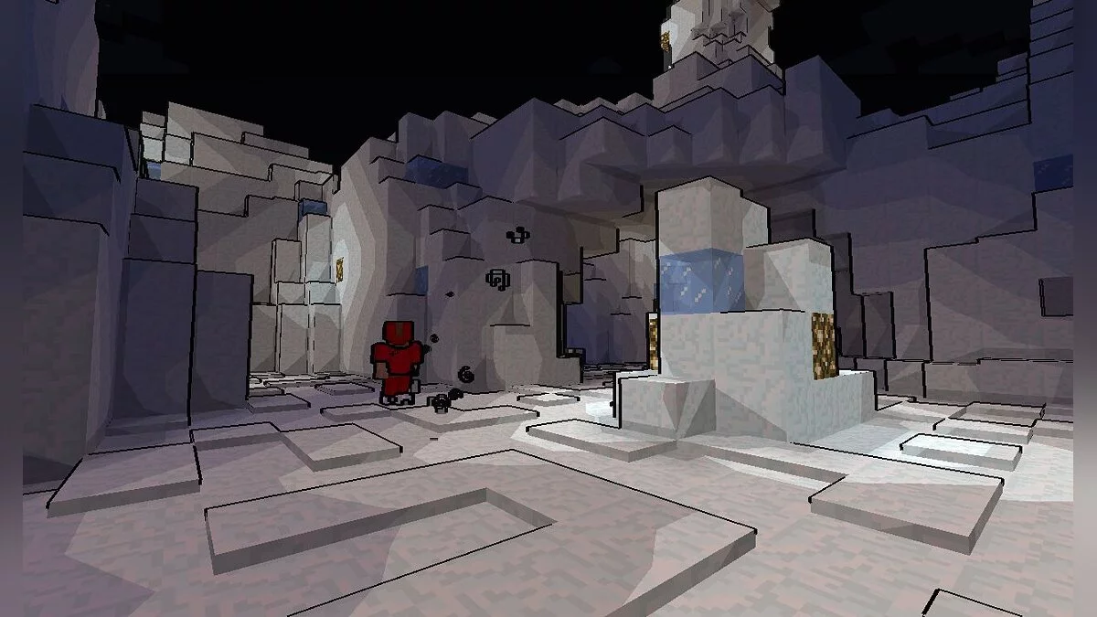 Minecraft — Shaders con arte cómico Borderlands