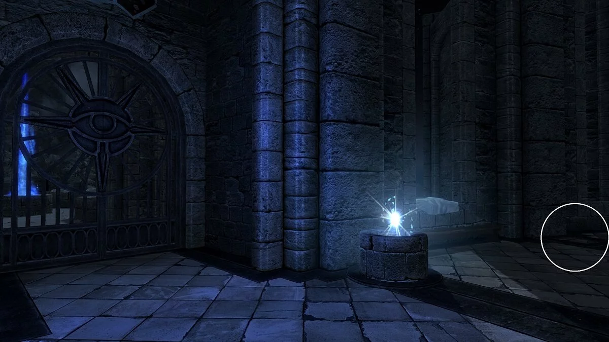 Quick access to the archmage's chambers from the entrance to the College of Mages