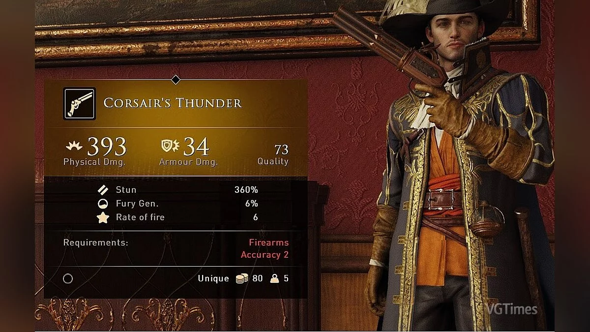 GreedFall — New weapon - Corsair Thunder