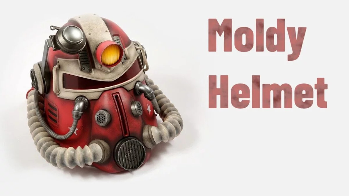 Fallout 4 — Casco de servoarmadura con molde.