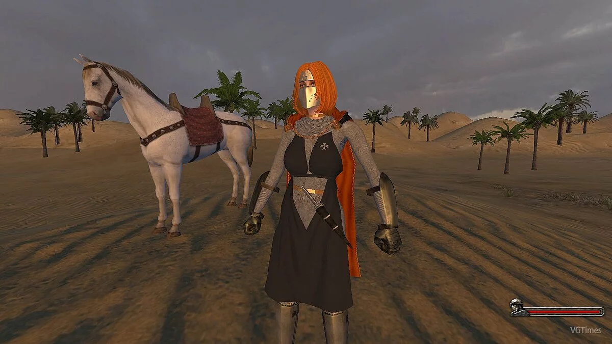 Mount & Blade: Warband — Gold and Steel - женские версии шлемов