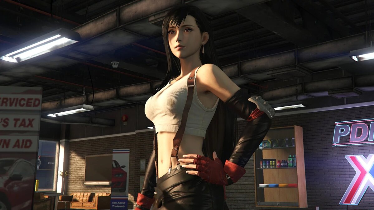 GTA 5 — Tifa from Final Fantasy 7