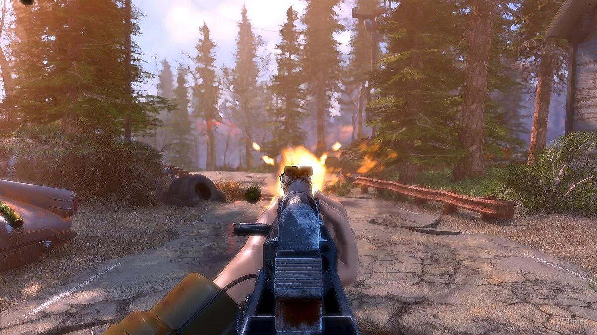 Fallout 4 — Улучшенные эффекты стрельбы