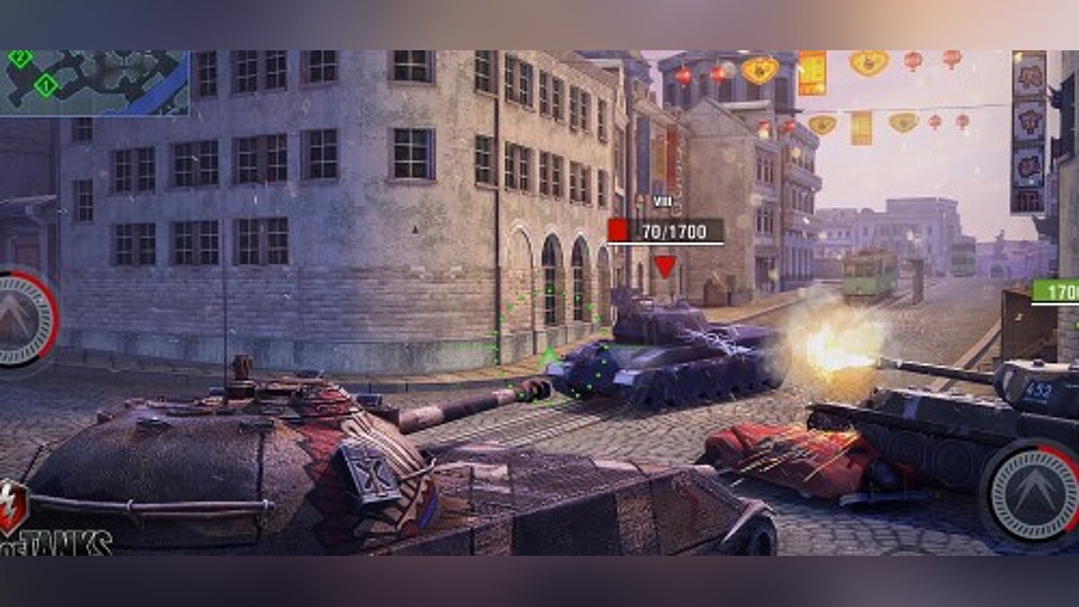 World of Tanks Blitz — Displaying damage to opponents