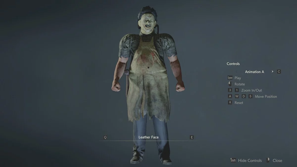 Resident Evil 2 — Leatherface from MK X instead of Tyrant