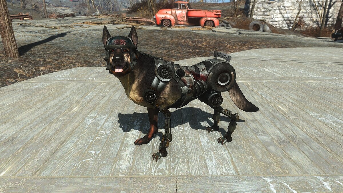 Fallout 4 — Cyberdog Rex instead of Dogmeat