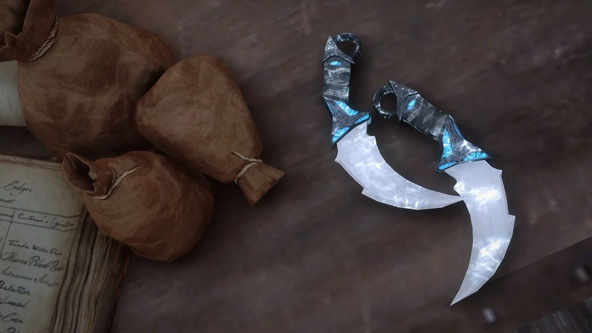 The Elder Scrolls 5: Skyrim — Karambit knives