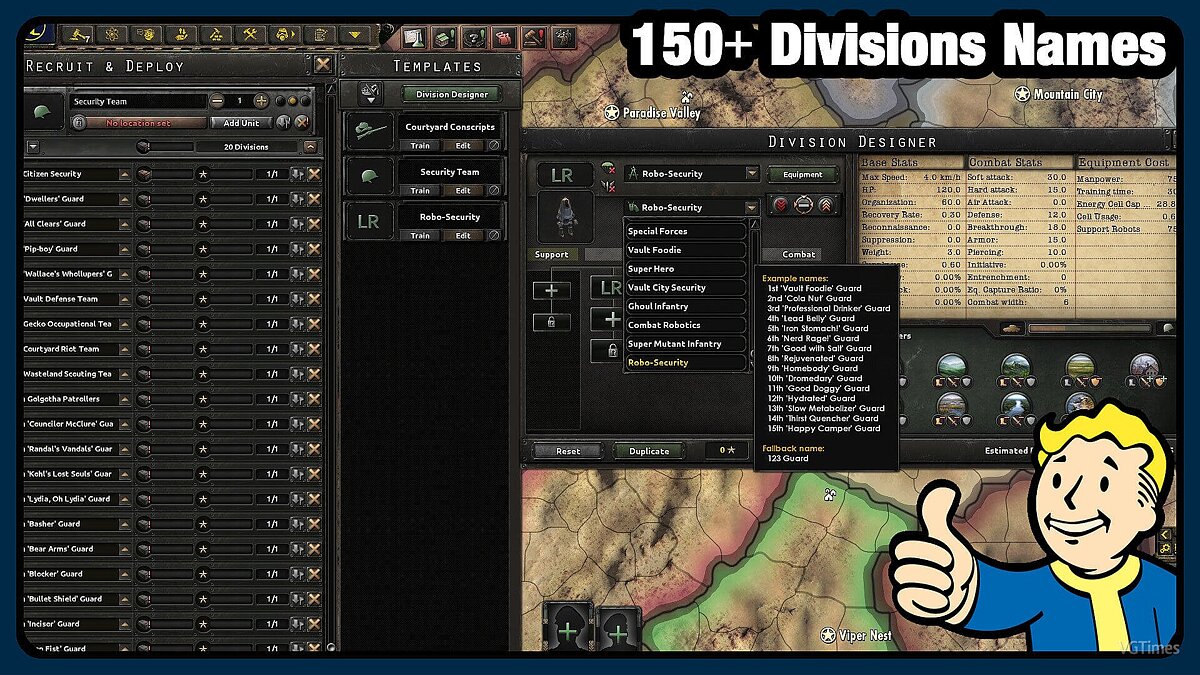 Hearts of Iron 4 — Construction of Shelters from Fallout