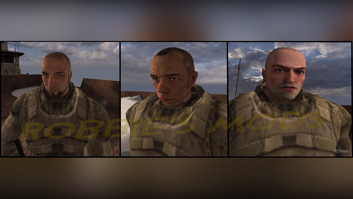 S.T.A.L.K.E.R.: Call of Pripyat — NPC models with faces from Survarium