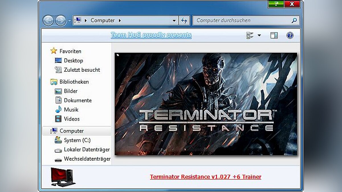 Terminator: Resistance — Trainer (+6) [1.027]