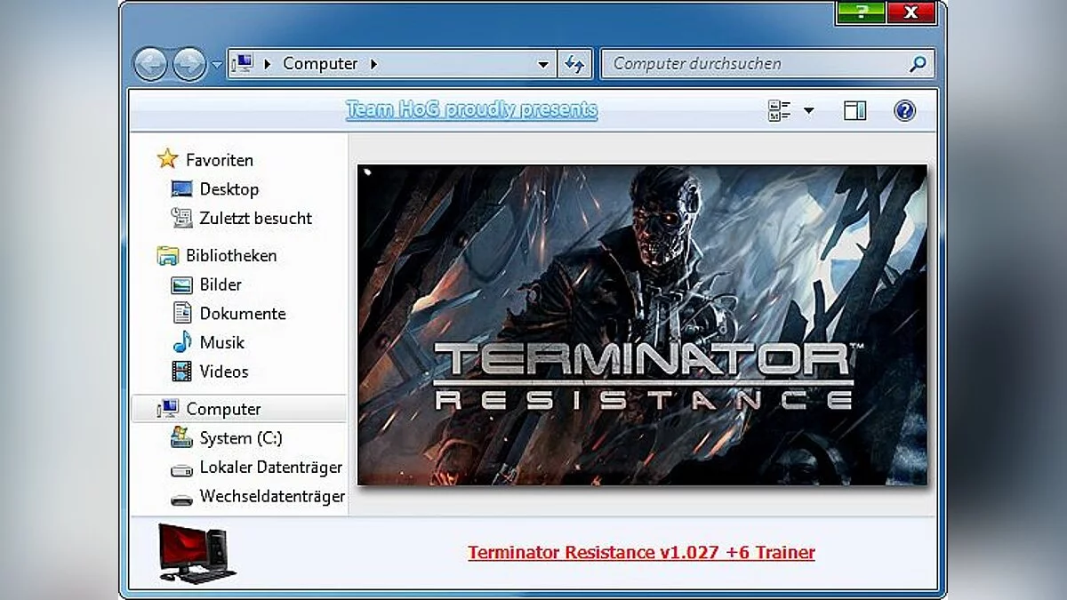 Terminator: Resistance — Trainer (+6) [1.027]