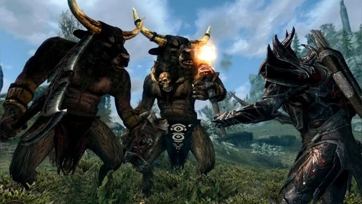 The Elder Scrolls 5: Skyrim — Cyrodiil minotaurs