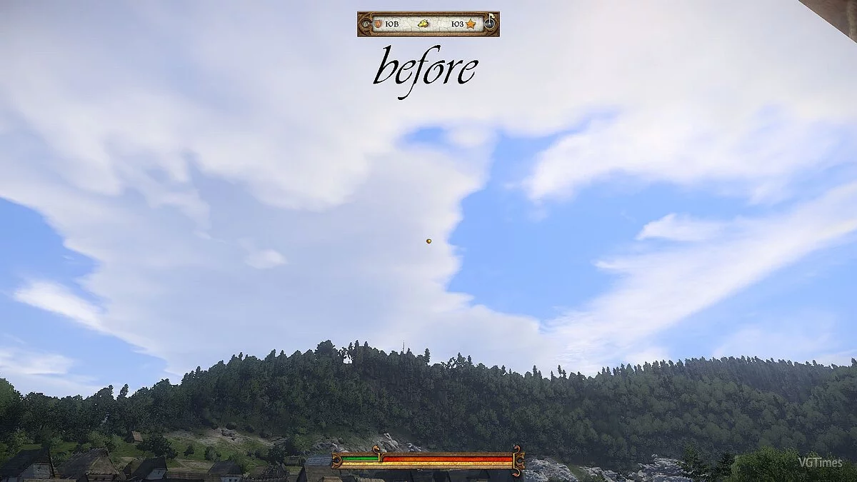Kingdom Come: Deliverance — Поліпшення якості хмар на небі
