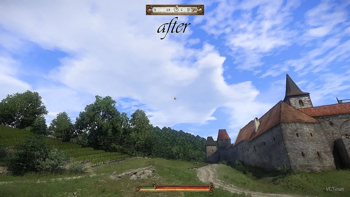 Kingdom Come: Deliverance — Поліпшення якості хмар на небі