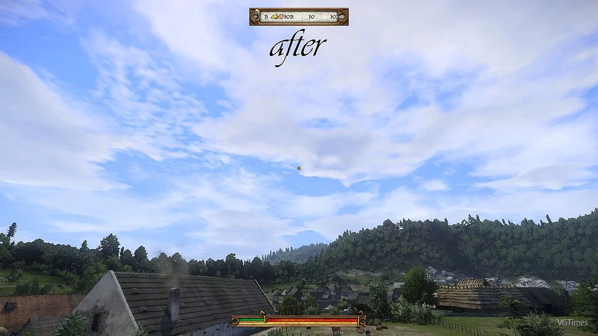 Kingdom Come: Deliverance — Поліпшення якості хмар на небі