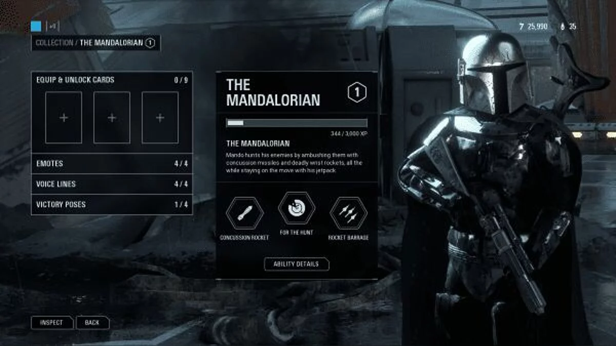Star Wars: Battlefront 2 — Мандалорець у срібній броні Бескара