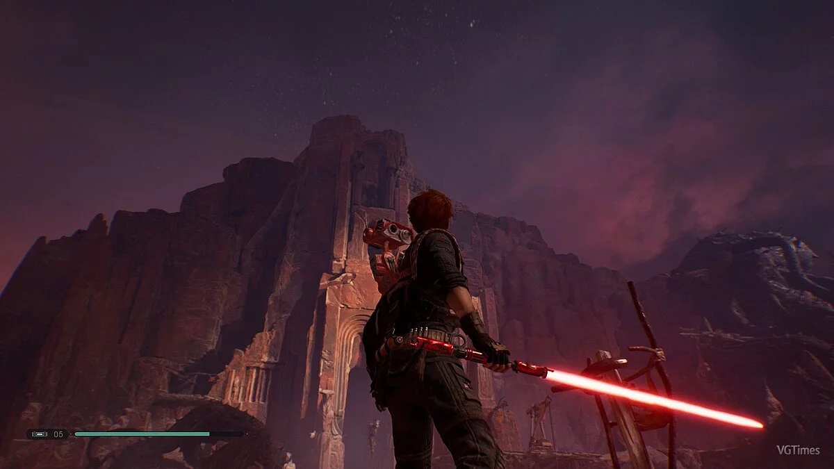 Star Wars Jedi: Fallen Order — Червоний лазерний меч