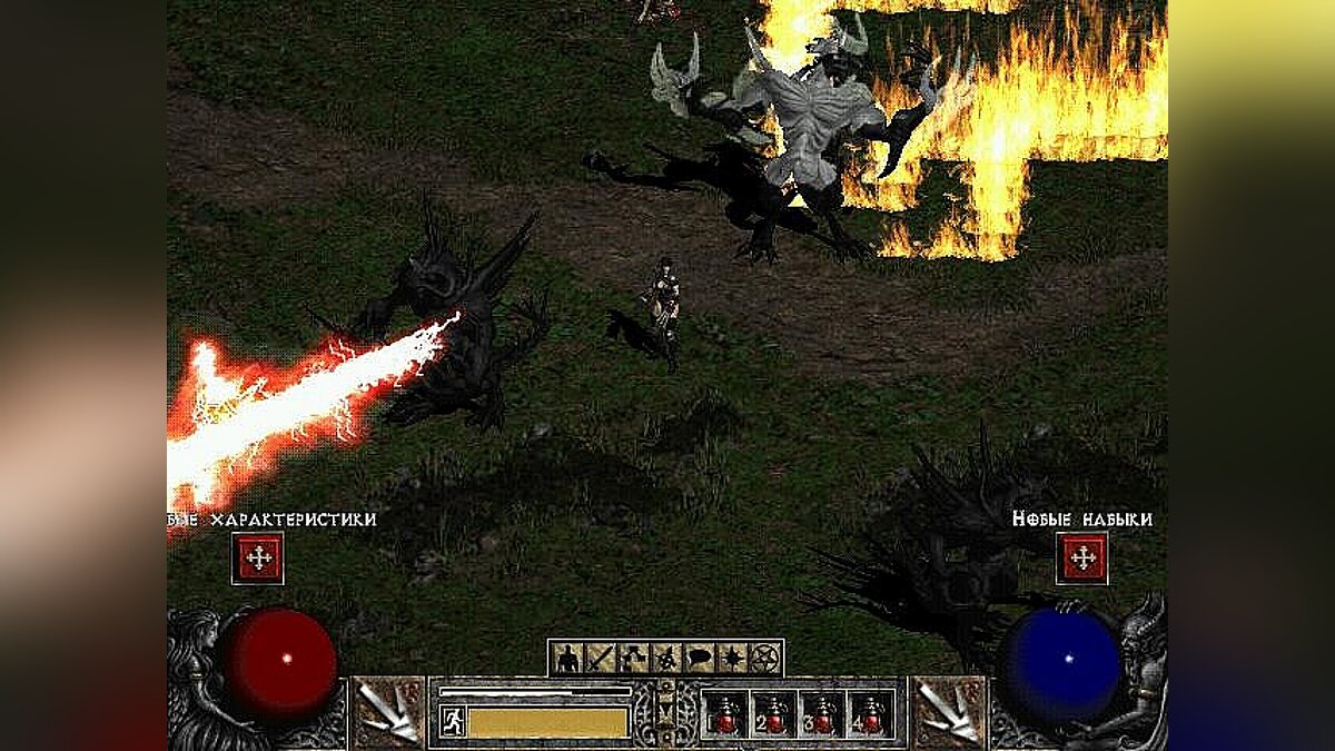 Diablo 2 — Preservation (Assassie, lvl 1, poisonous vampire claws with an army of minions and many summoning talismans)