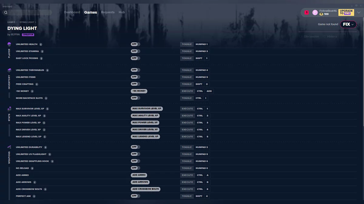 Dying Light — Trainer (+35) from 12/10/19 [WeMod]