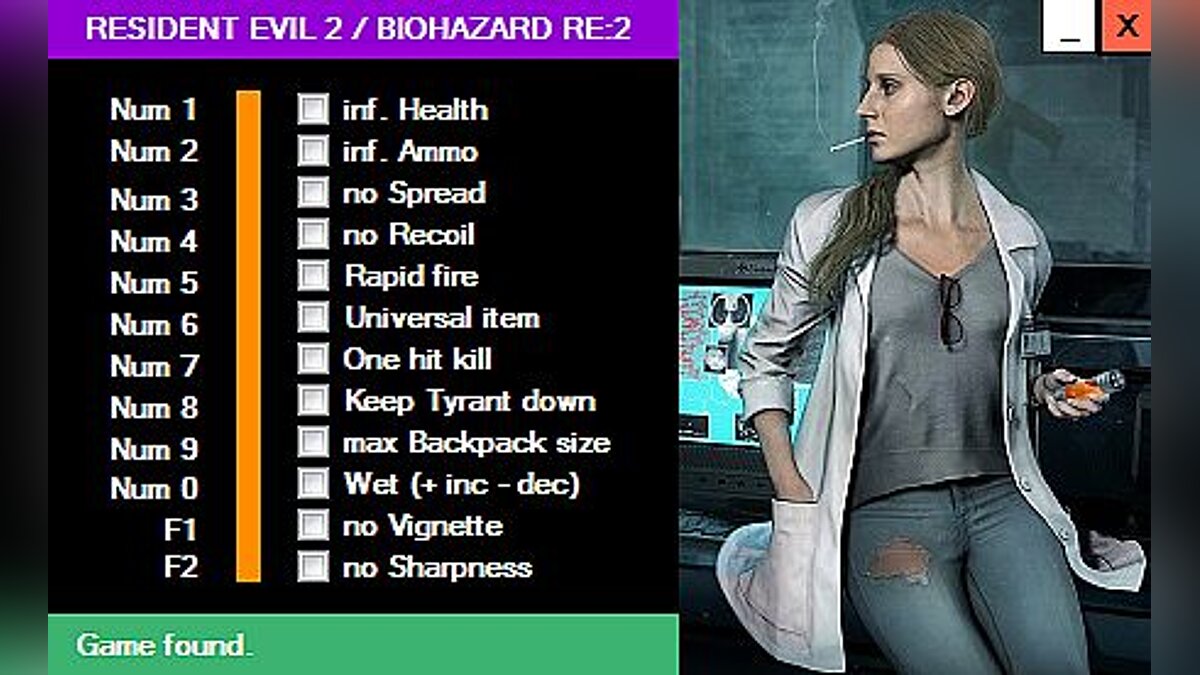 Resident Evil 2 — Trainer (+12) [UPD: 12/21/2019]