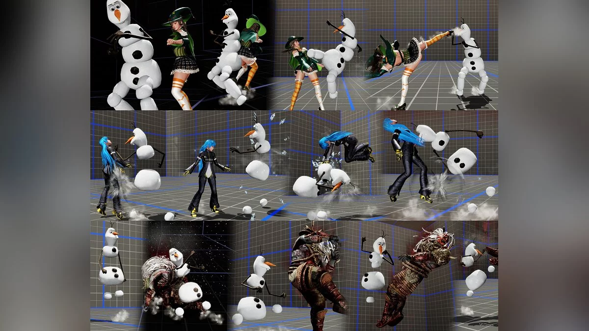 Dead or Alive 6 — muñeco de nieve olaf