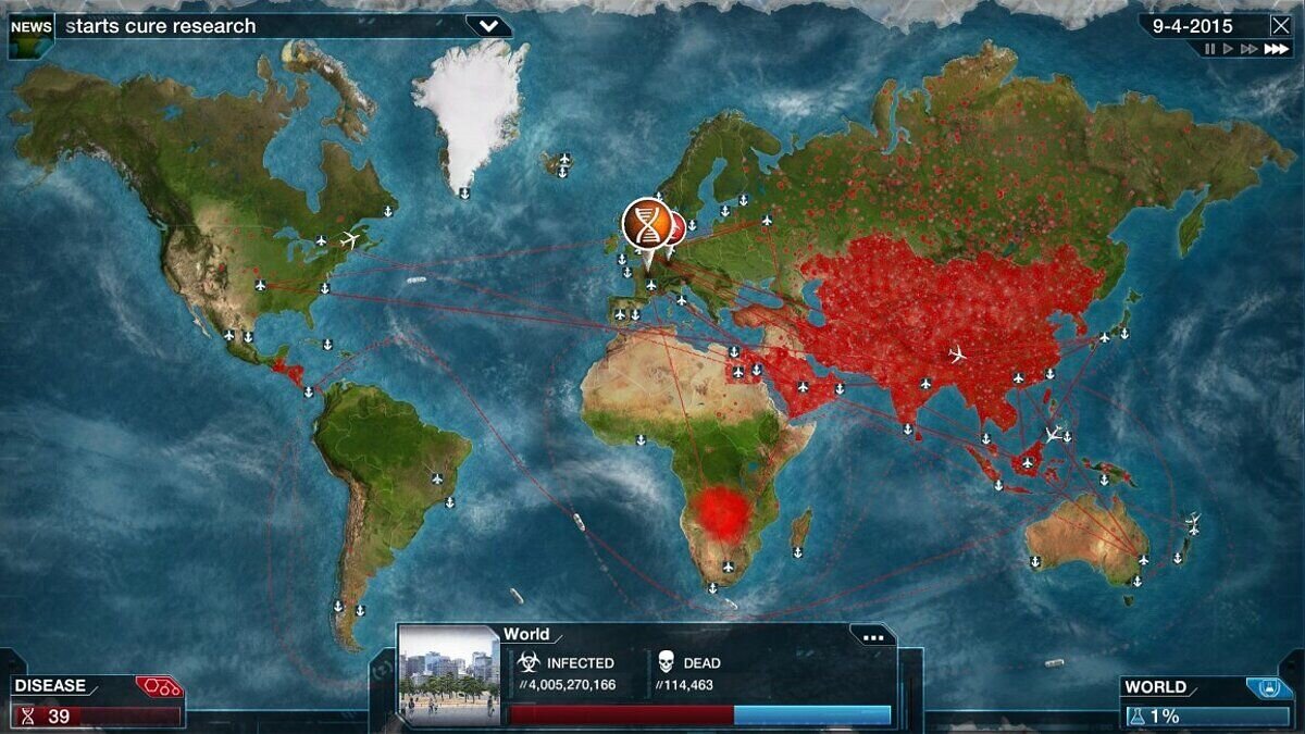 Plague Inc. — Trainer (+8) [1.16.10]