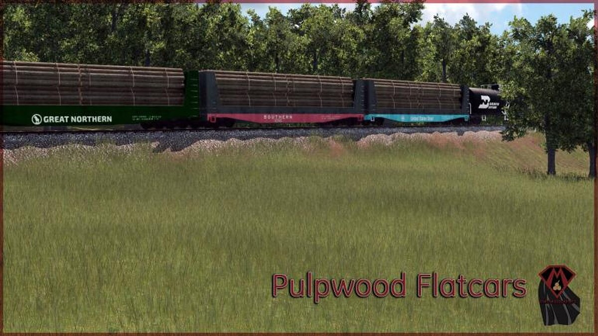 Transport Fever 2 — Pulpwood Flatcars