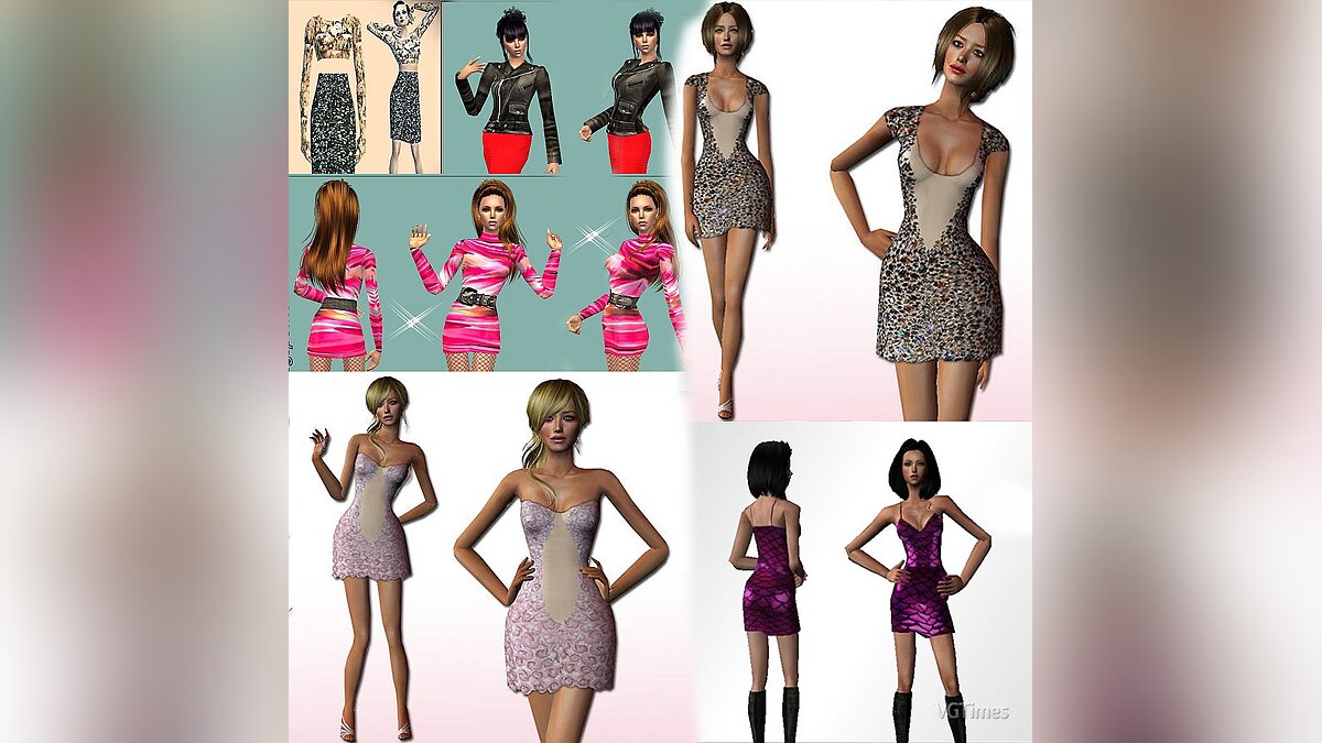 Sims 2 — Set of clothes for women