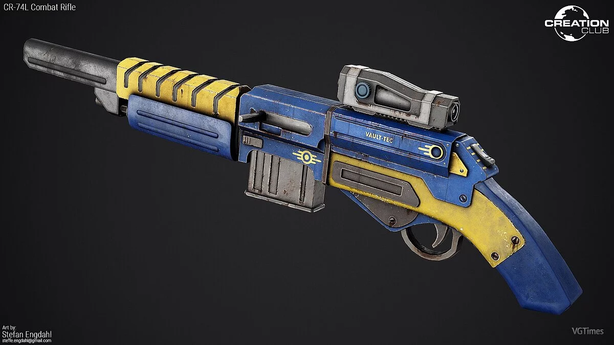 Fallout 4 — CR-74L Combat Rifle