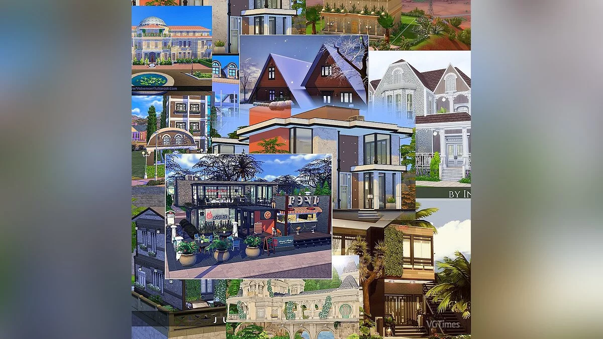 The Sims 4 — Huge collection of plots (lots) (2020)