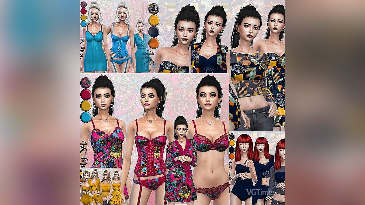 The Sims 4 — Pack of summer clothes for women (2020)