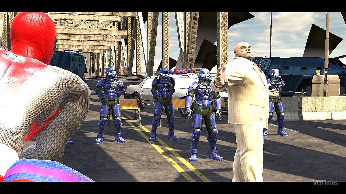 Spider-Man: Web of Shadows (2008) — Primer traje hecho a mano (estilo OS2000)