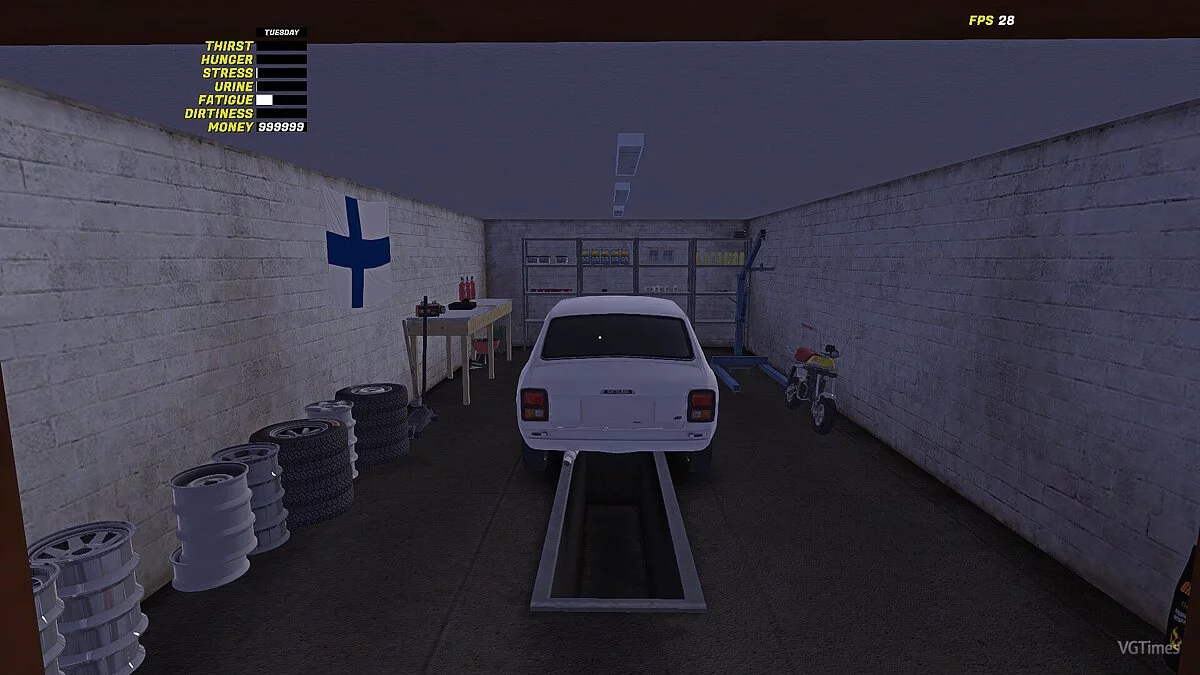 My Summer Car — Сохранение (Белая фул сатсума, 999999 марок, настроенная)