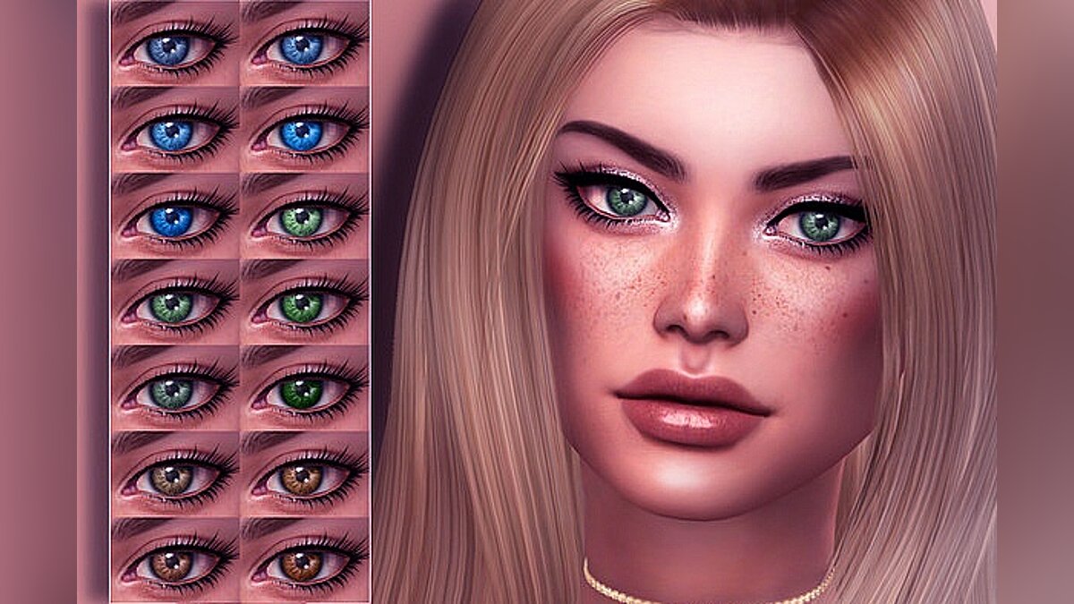 The Sims 4 — Set of realistic eyes for women (2020)