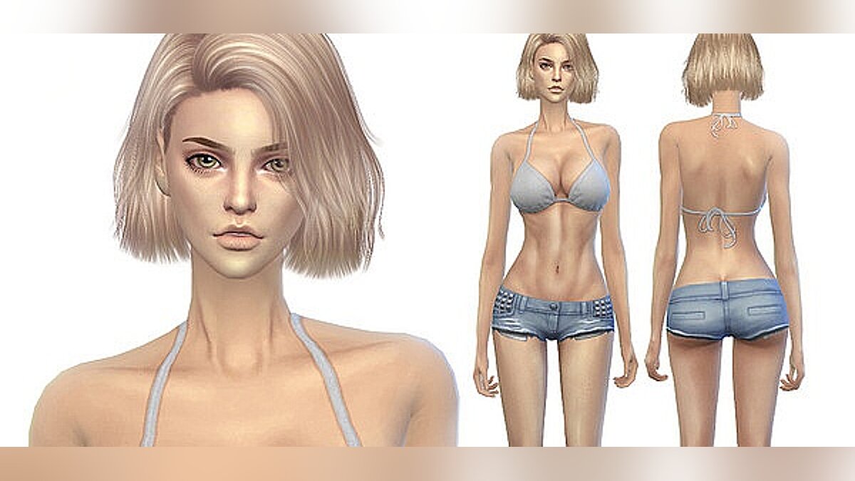 The Sims 4 — Assembling realistic skin for women (2020)