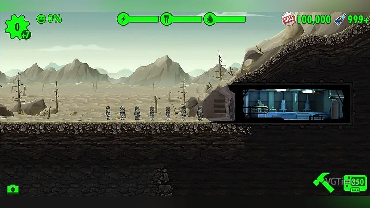 Fallout Shelter — Збереження (багато енергії, багато їжі, багато води) [Android]