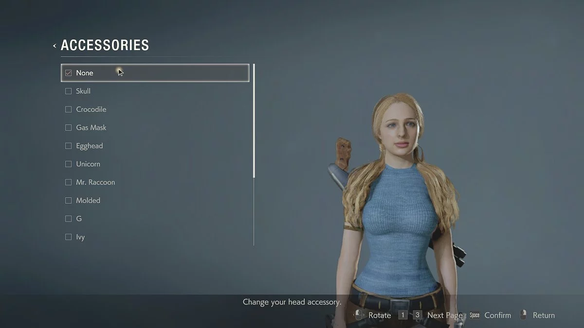 Resident Evil 2 — Кэтрин Уоррен в наряде Лары Крофт