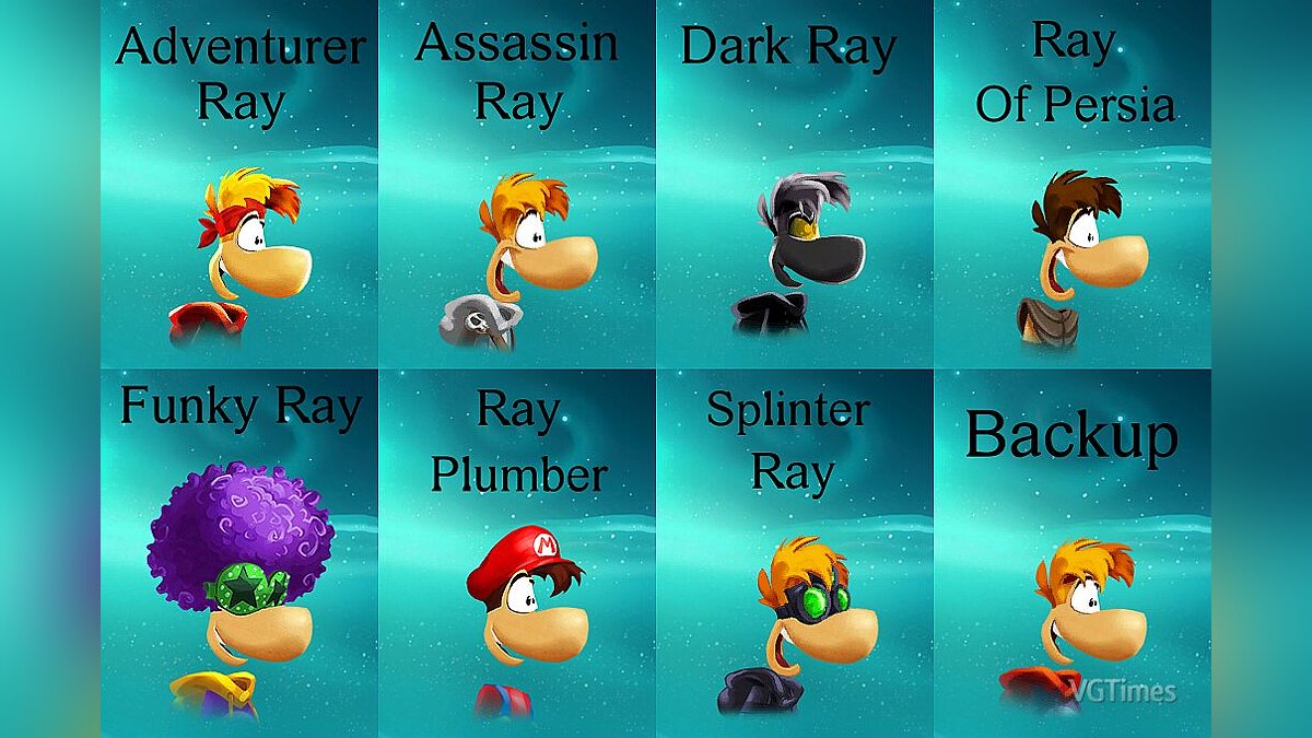 Rayman Legends — Exclusive skins for Rayman