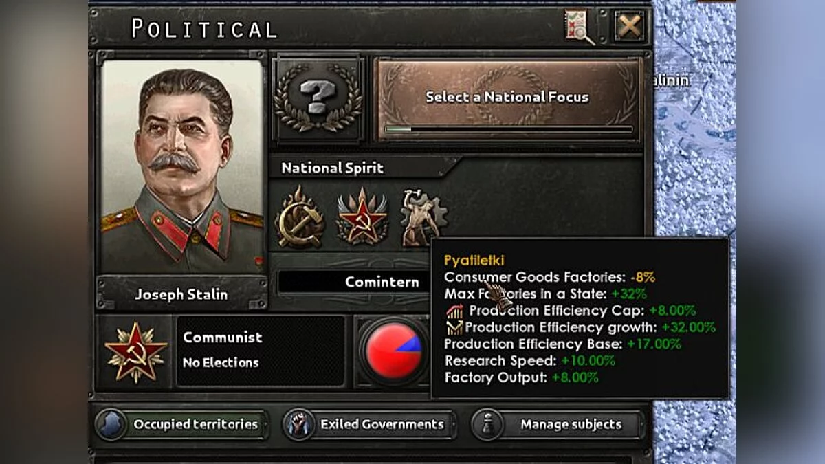 Hearts of Iron 4 — П'ятирічки