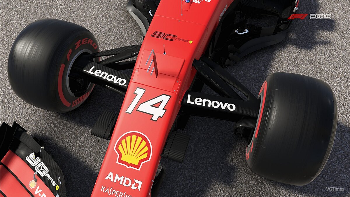 F1 2019 — New tire textures and tire markings