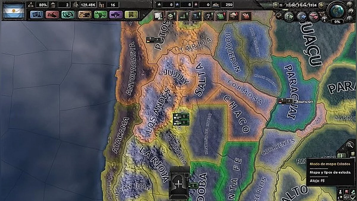 Hearts of Iron 4 — Argentina ampliada