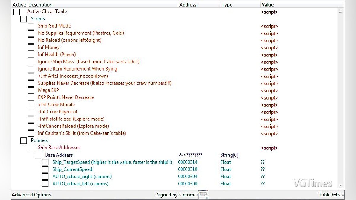 Tempest (2016) — Table for Cheat Engine [1.3.1]