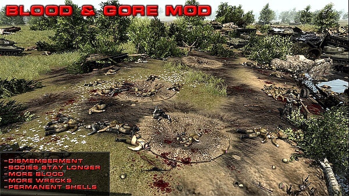 В тылу врага: Штурм 2 — Blood and Gore Mod - V3.262 (version for weak PCs)