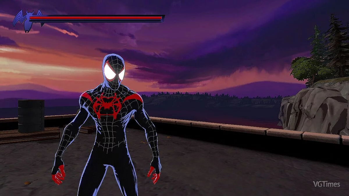 Spider-Man: Shattered Dimensions (2010) — Мілес Інто тэ Спідер Версе Суіт в1.1