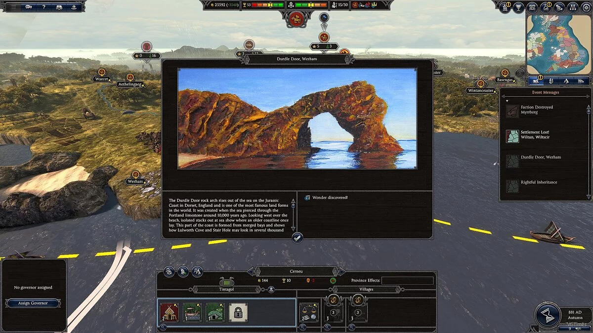 Total War Saga: Thrones of Britannia — Historical Cities and Landmarks