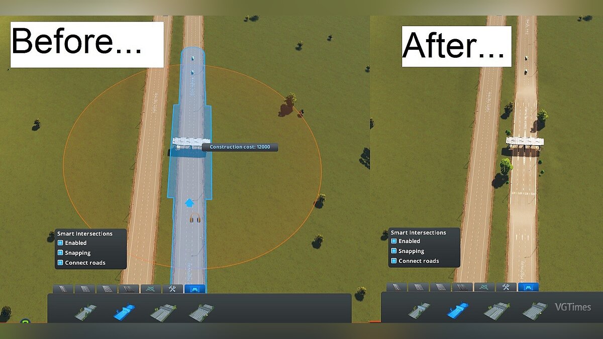 Cities: Skylines — Smart Intersection Builder