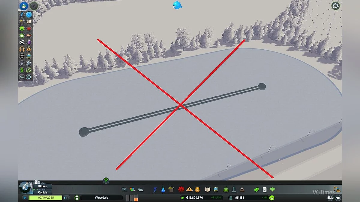 Cities: Skylines — Мод для прибирання залежності розподілу води від труб