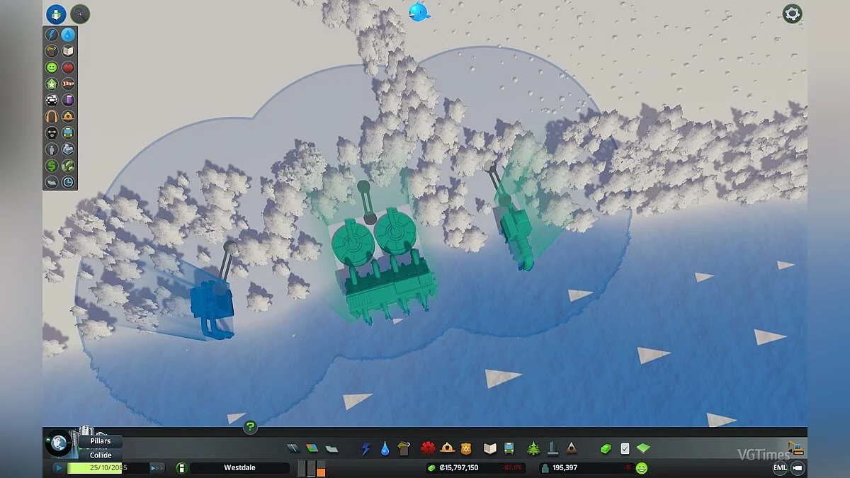 Cities: Skylines — Мод для прибирання залежності розподілу води від труб