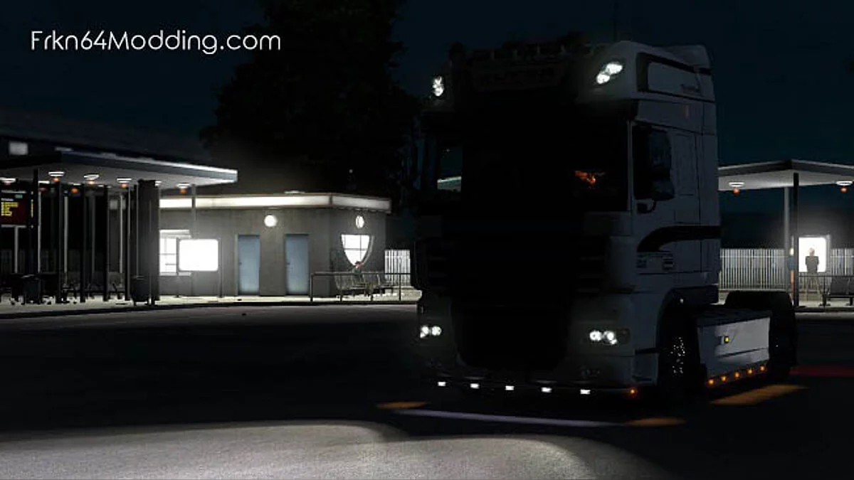 Euro Truck Simulator 2 — Luces para vehículos sin llamaradas v.0 (1.36.s)